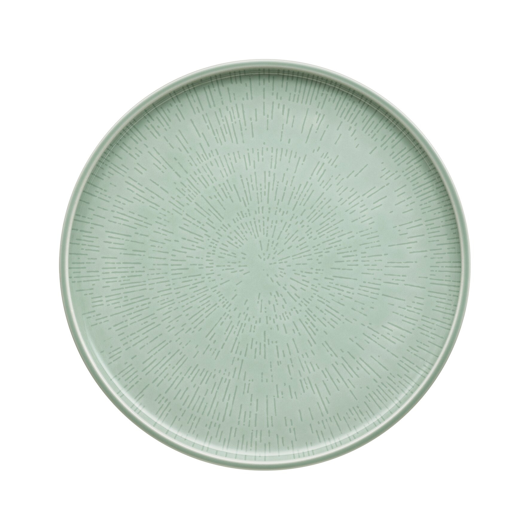 Shiro Glaze Frost, Coupteller flach ø 280 mm mit Struktur